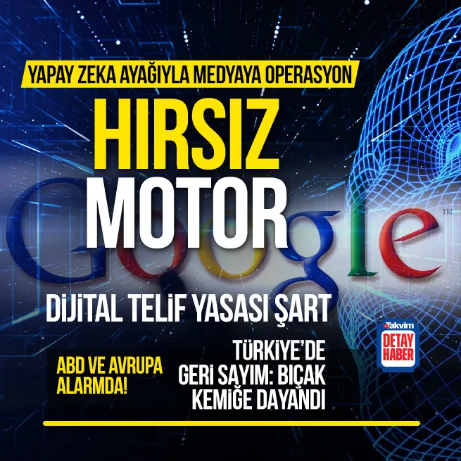 Googledan yapay zekayla operasyon mu? Medyayı bitirecek hırsızlık