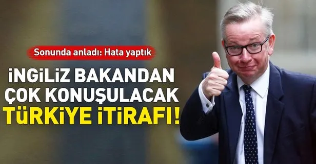 İngiliz bakandan çok konuşulacak Türkiye itirafı: Hata yaptık