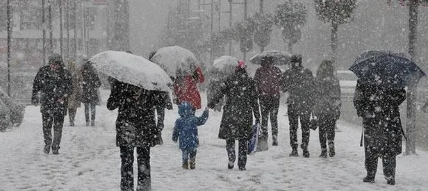 İstanbul’a kar geliyor