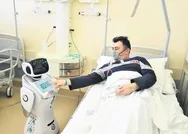 İtalyada koronavirüsle mücadelede robotlar görevde