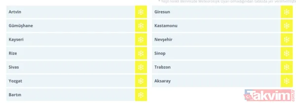 56 il lapa lapa! Kutup kilidi açıldı: Bakanlıktan sarı kod uyarısı! Sokaklar buz pistine dönecek - 6