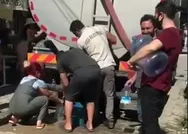 Yine CHP, yine su sorunu! İzmirliler bidonlara su doldurup evine götürdü