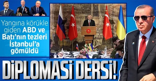 Başkan Erdoğan’dan Rusya-Ukrayna savaşında gerilimi yükselten ABD ve Batı’ya diplomasi dersi!