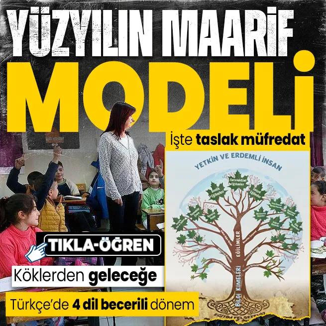 MEB yeni müfredat taslağını açıkladı! Ne zaman uygulanacak? Türkçe Derslerinde Dört Dil Becerisi odaklı köklü değişim