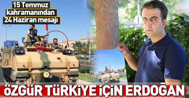 Msutafa Özbey: Özgür Türkiye için Erdoğan