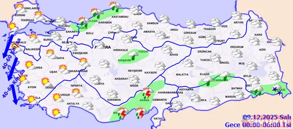 Soğuk dalga güçleniyor! Sarı kodlu kar ve fırtına alarmı verildi! İstanbul buz kesecek - 7
