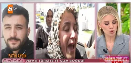 Acı haberi Esra Erol açıklamıştı! Fatih Aydın’ın katilini anne Rabia biliyor mu? Amcadan şok suçlama: Fatih’i sen öldürdün!