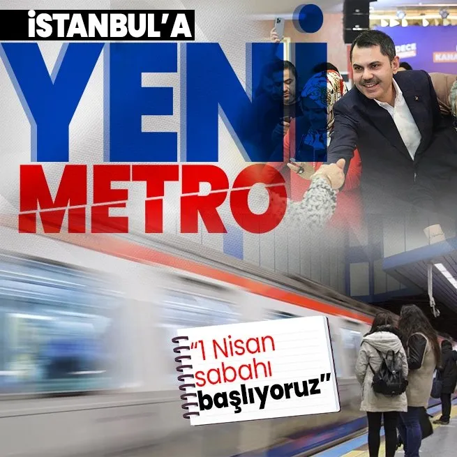 Murat Kurumdan İstanbulda yeni metro müjdesi: 1 Nisan sabahı başlayacağız | Beylikdüzüne İDO iskelesi