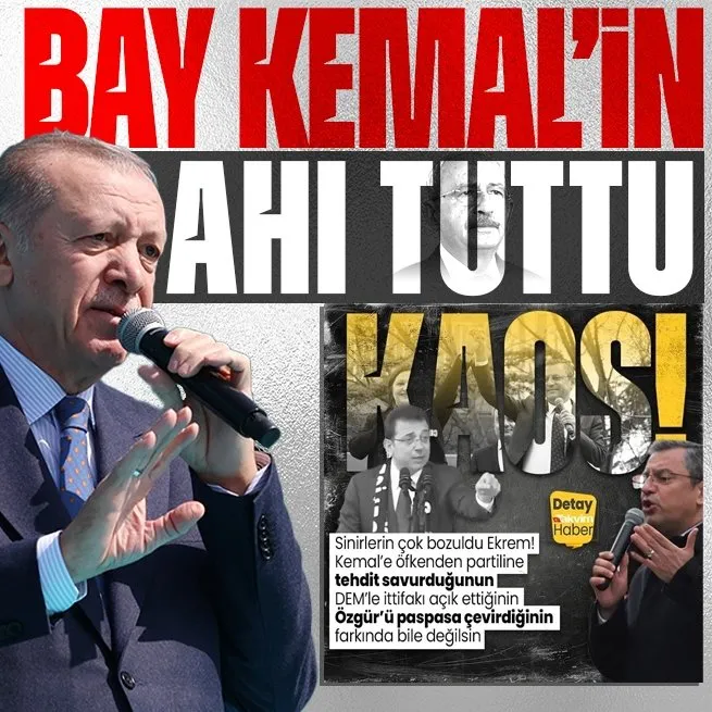 Başkan Erdoğandan başta Ekrem İmamoğlu olmak üzere partililer tarafından hiçe sayılmasına: Bay Kemalin ahı tuttu