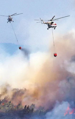 Marmaris’teki orman yangınında dakika dakika son durum! Devlet - millet el ele alevlerle çetin mücadele