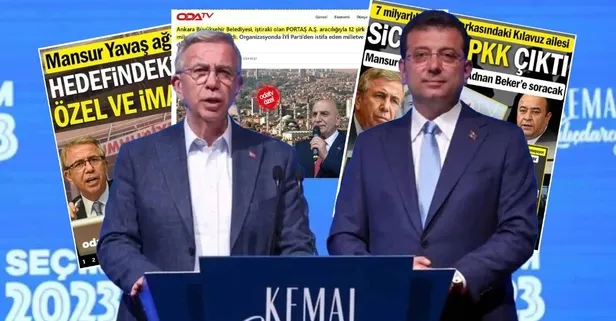 İmamoğlu 'yıpratma' operasyonuna başladı! Ekremci medyada "Mansur Yavaş PKK'lılara ihale verdi" haberleri: ABB'deki akçeli işler ifşa oldu
