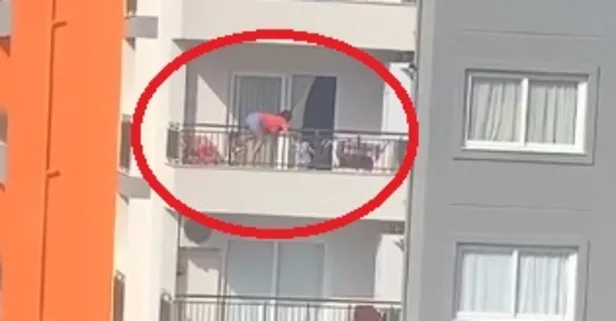 Son dakika: Adana'da dehşete düşüren olay! Bir anne çocuklarının gözü önünde balkon demirlerine çıkıp intihar etmeye kalktı