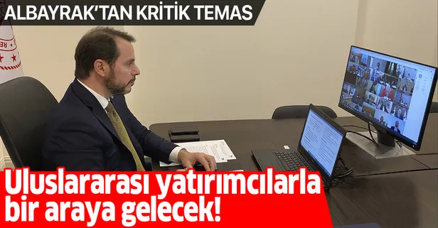 Hazine ve Maliye Bakanı Berat Albayrak uluslararası yatırımcılara Türkiye'nin ekonomi ve finans politikalarını anlatacak
