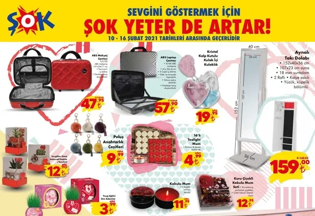 ŞOK 10 Şubat aktüel ürünler kataloğu | ŞOK Sevgililer Günü’ne özel fırsatlar!-9