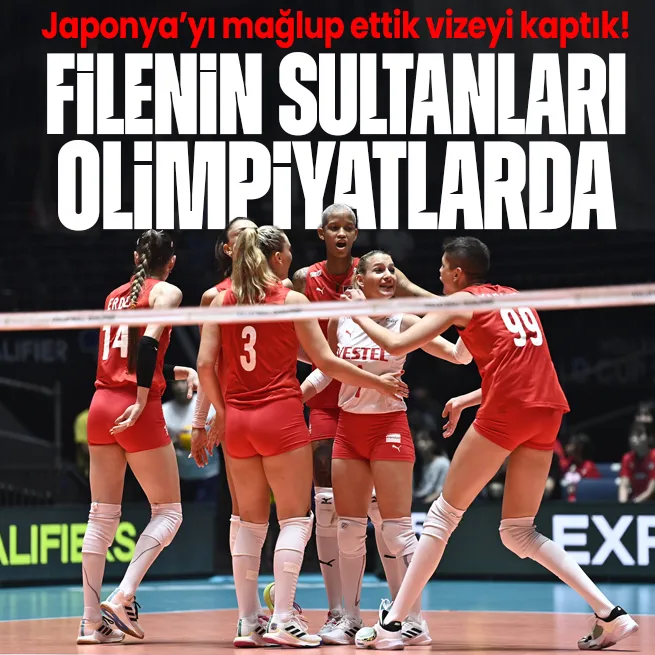 Türkiye A Milli Kadın Voleybol Takımımız Japonyayı da mağlup etti ve Paris Olimpiyatları vizesi aldı!