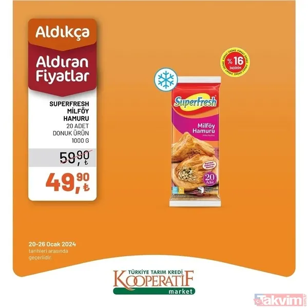 23-26 Ocak 2024 Tarım Kredi Kooperatif market fiyat listesi mest etti: Ayçiçek yağı, Peynir, süt, yumurta, kaşar fiyatları dibi gördü - 3