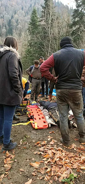 Kestiği ağacın altında kaldı