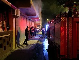 Adana’da mobilya atölyesinde yangın
