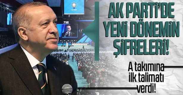 SON DAKİKA: Başkan Erdoğan AK Parti Büyük Kongresi sonrası yeni A takımına ilk talimatını verdi