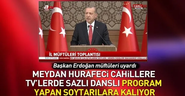 Başkan Erdoğan Ankarada konuştu