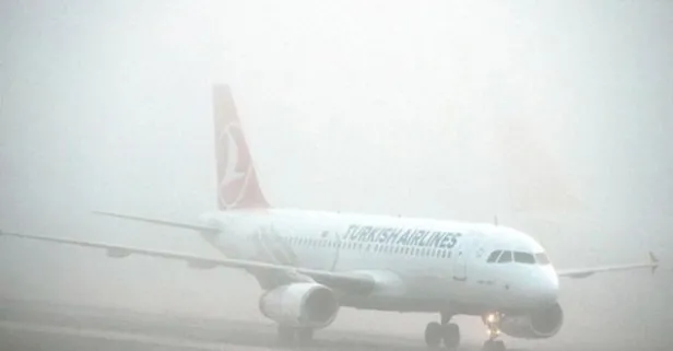 Sis etkili oldu uçaklar iniş yapamadı