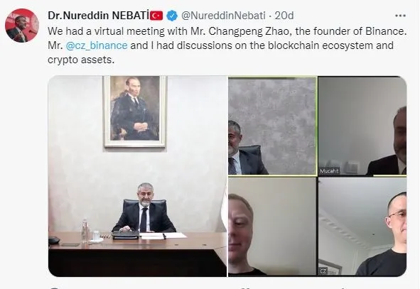 Hazine ve Maliye Bakanı Nureddin Nebati'den kripto para görüşmesi-1