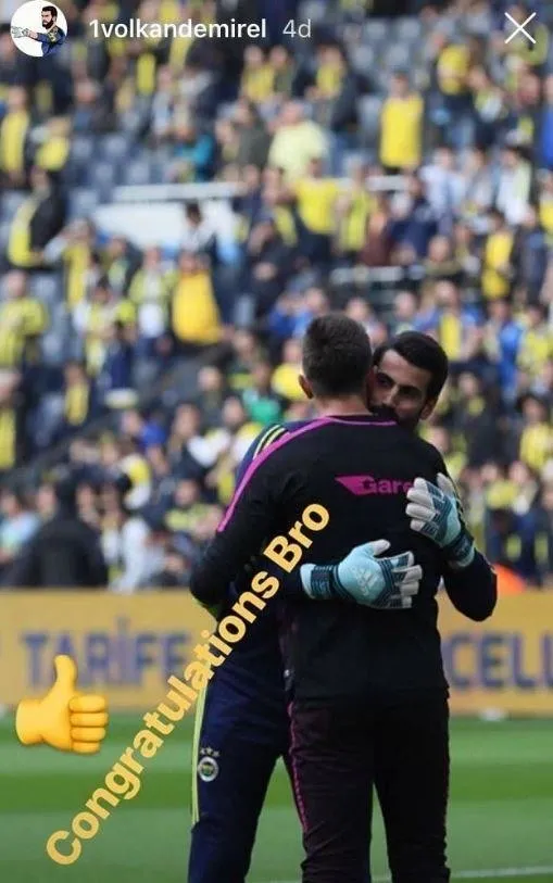 Volkan Demirel'den Muslera'ya tebrik!-1
