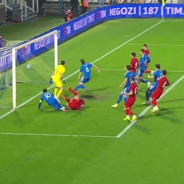 İtalya 1-0 Türkiye U21 Gol: Daniele Ghilardi