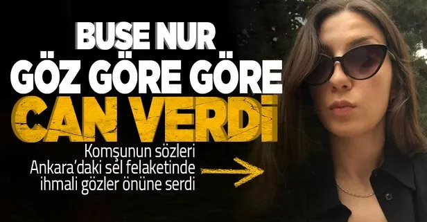 Buse Nur göz göre göre öldü
