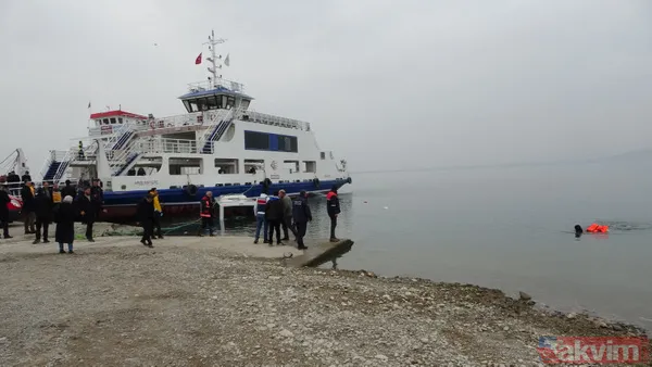 Malatya'da facianın eşiğinden dönüldü! Feribota yolcu taşıyan otobüs baraj gölüne düştü: Yaralılar var - 16