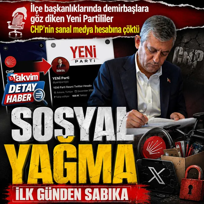 Yeni Parti CHPnin sosyal medya hesabını değiştirdi!
