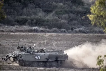 İsrail tanklarını püskürten güç: Yasin 105! Kara saldırısından korkan İsrail'in tarım arazilerinden yeni yol açması uydu görüntülerinde!