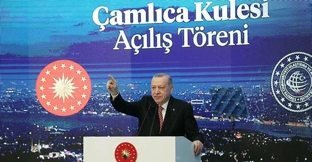 Başkan Erdoğan'dan Çamlıca Kulesi paylaşımı