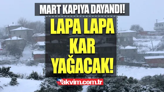 Asıl kış şimdi başlıyor! Mart geldi çattı, Sibirya soğukları kapıya dayandı! Lapa lapa kar yağacak!