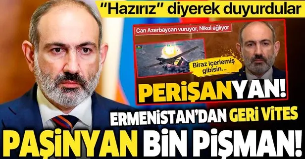 Azerbaycan’ın ağır kayıplar verdirdiği Ermenistan’ın Başbakanı Paşinyan’dan geri vites: Taviz vermeye hazırız