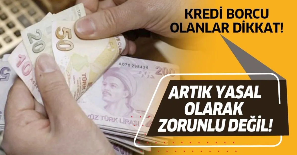 artik yasal olarak zorunlu degil