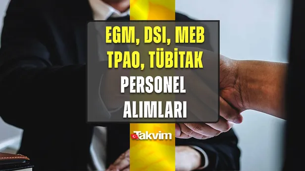 EGM, DSi, MEB, TPAO, TÜBİTAK, belediyelere kamu işçisi alımı başvuru şartları belli oldu! İŞKUR 25.000 TL maaş: İşte kadrolar