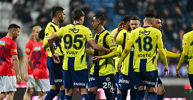 Rotasyonlu Fener 3 puanla başladı! Kasımpaşa Fenerbahçe: 0-3 | MAÇ SONUCU