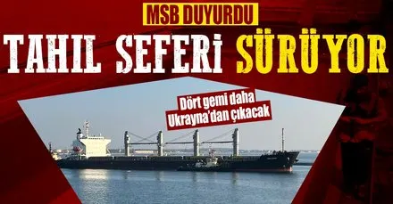 Ukrayna’dan yola çıkan üç gemiden 2’si İstanbul’da