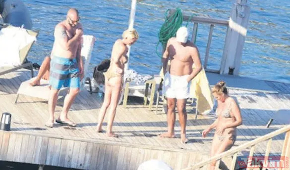 Pınar Altuğ leopar bikisiniyle sere serpe yakalandı 20'liklere taş çıkardı! 47'lik Pınar Altuğ adeta düşman çatlattı - 8