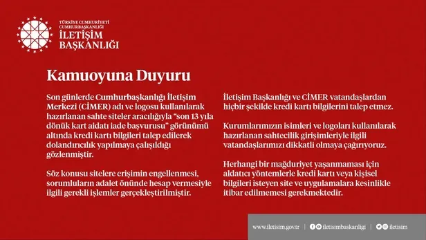 son-dakika-iletisim-baskanligi-cimer-logosu-kullanan-dolandiricilara-karsi-uyardi-1589818767323.jpeg Son dakika: İletişim Başkanlığı 'CİMER' logosu kullanan dolandırıcılara karşı uyardı!-1