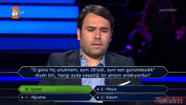 Kim Milyoner Olmak İster’de gladyatör sorusu yarışmacıyı yaktı! - 6
