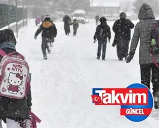 İstanbul’da okullar tatil mi edildi?