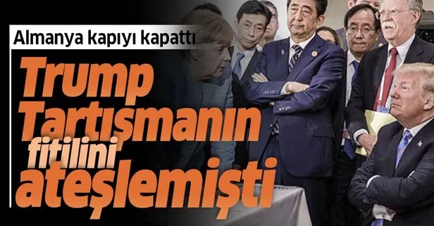 Trump tartışmanın fitilini ateşlemişti... Almanya kapıyı kapattı