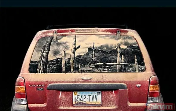 Kirli arabalardan sanat eserleri ortaya çıkarıyor - 16