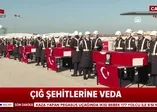 Son dakika: Van'da kaza ve çığ şehitlerine veda |Video