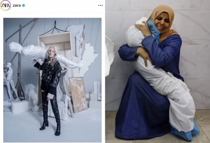 Dünya katil İsrail'in Gazze'deki soykırımını konuşurken giyim markası Zara alay etti! Siyonizme hizmete tepkiler çığ gibi! Zara'dan açıklama-6