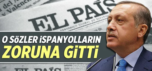 O sözler İspanya’nın zoruna gitti