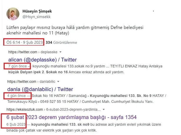 Kuyruklu 'deprem' dezenformasyonu! Diyarbakır'daki görüntüleri 'Hatay' diye servis ettiler: Tek bir odaktan aynı başlıkla yayıldı-8