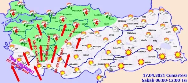 HAVA DURUMU | Meteoroloji birçok bölge için saat verdi! "Toz taşınımı" uyarısı: Çamur şeklinde yağacak-4